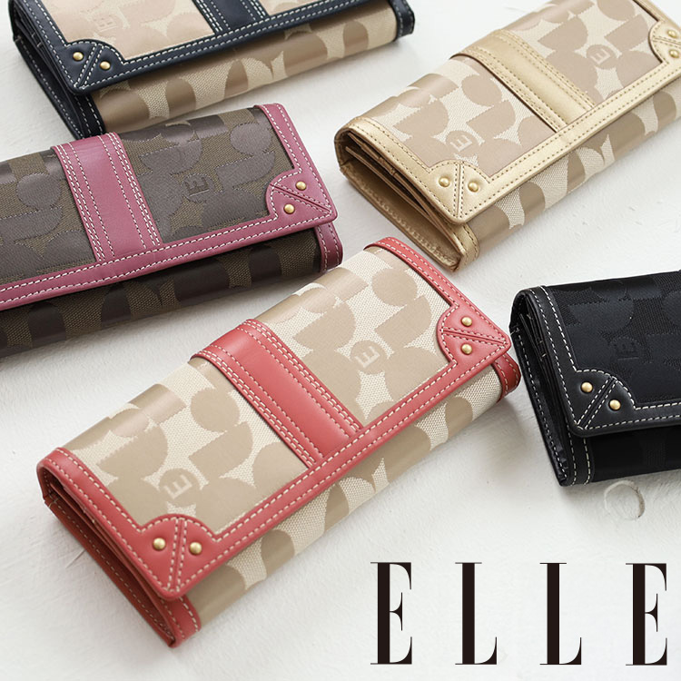 ELLE（エル） 最大P47％ 長財布 シェリール2 5435602 新品番5430102