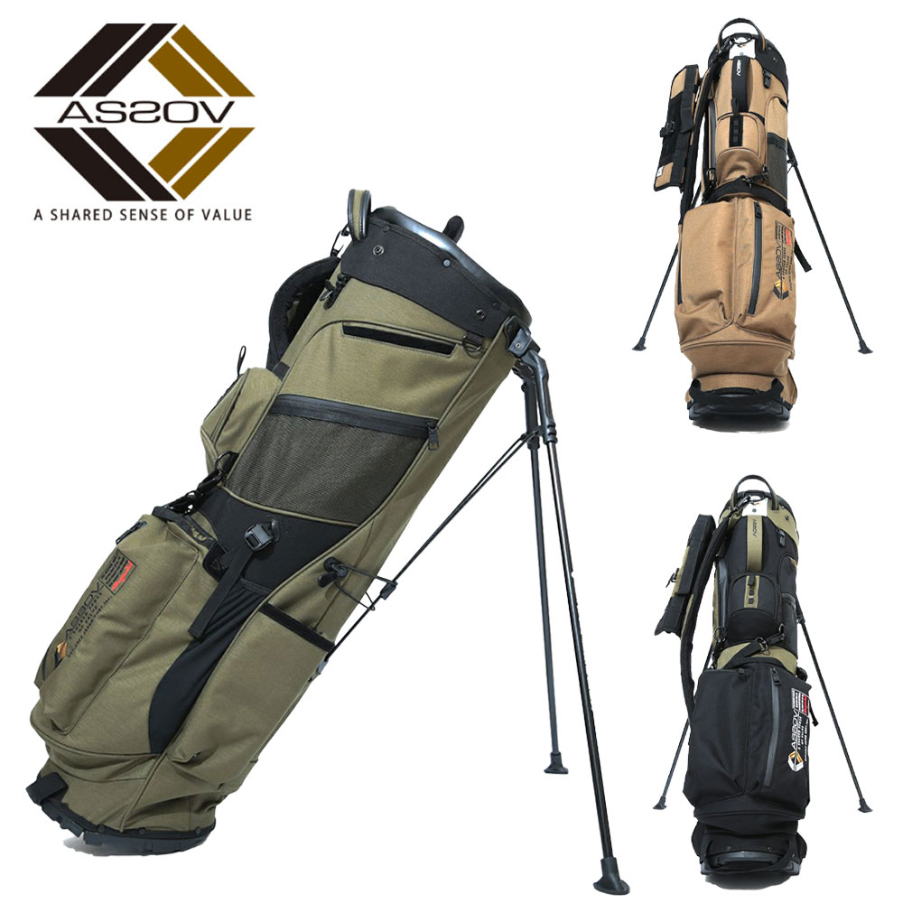 AS2OV GOLF アッソブゴルフ キャディーバッグ ゴルフシリーズ
