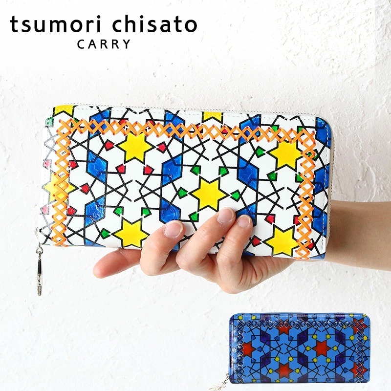 セール ツモリチサト 財布 tsumori chisato ハンドクロスステッチ 長