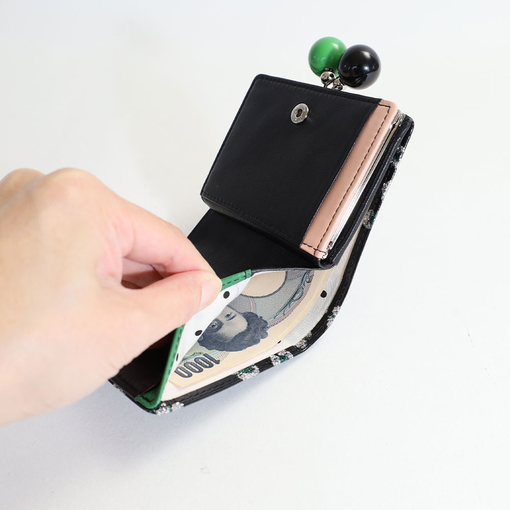 【ぽり】 TSUMORI CHISATO（ツモリチサト） 最大P+16% がま口 ミニ財布 花柄