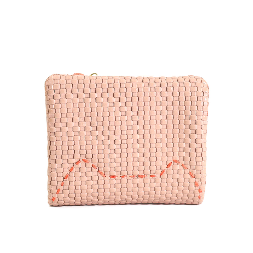 み*ち様 ツモリチサトメッシュ折り財布 美品 tsumori chisato CARRY（ツモリチサトキャリー） 財布 がま口折財布