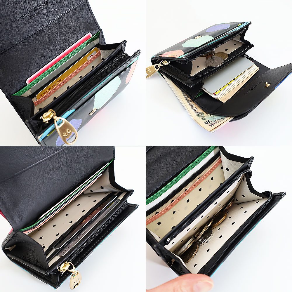 Lotus in Hand NORMAL CARD Two-Tone 5個 tsumori chisato CARRY（ツモリチサトキャリー） カラフルズームドット