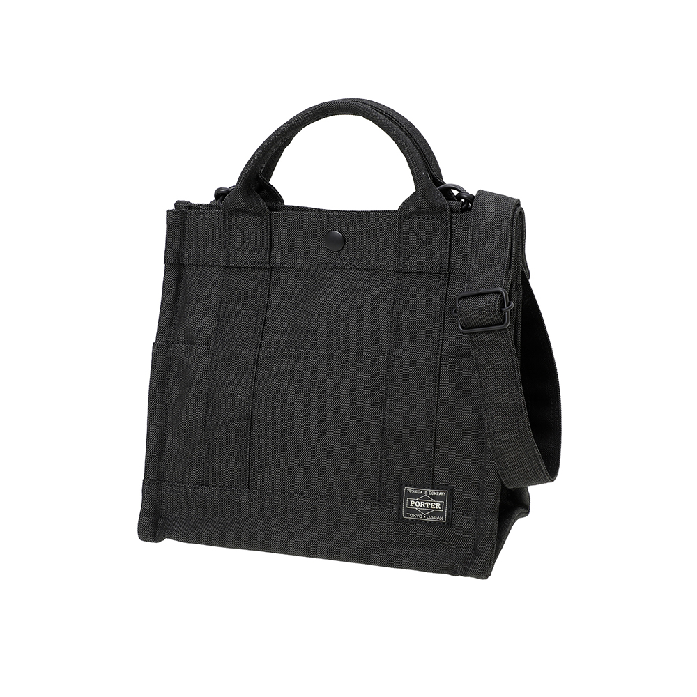 ポーター スモーキー 2WAYトートバッグ(S) 592-27628 10 ブラック 吉田カバン PORTER SMOKY 2WAY TOTE BAG(S) ショルダーバッグ 肩掛け 斜め掛け 手持ち カジュアル メンズ レディース 日本製 ブランド PORTER ポーター スモーキー 2WAYトートバッグ（S） 592-27628 SMOKY