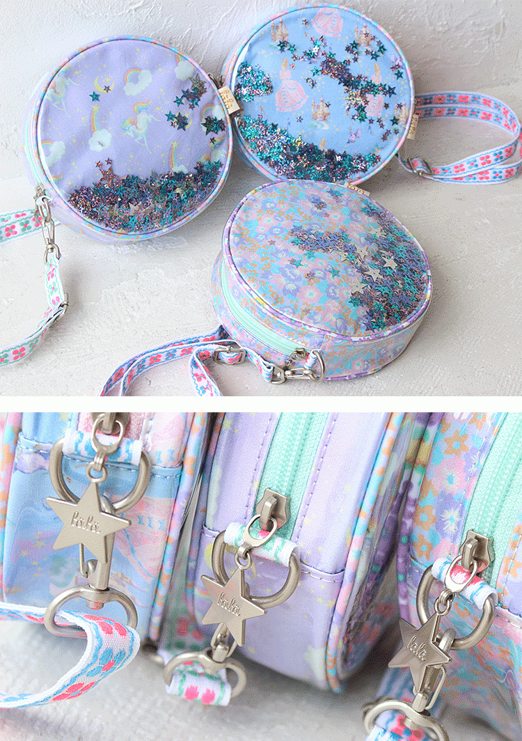 最大22 還元 フェフェ Fafa ショルダーバッグ ポシェット スパンコール入り Eleri ラベンダー ユニコーン フラワー ブルー シンデレラ花柄 6197 0008 61 0005 東西南北屋 通販 Paypayモール