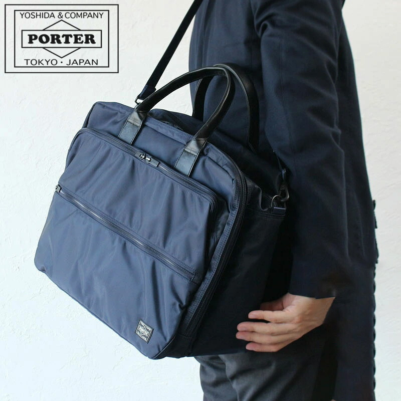 PORTER ビジネスバッグ TIME B4対応 メンズ ナイロン 楽天市場】ポーター タイム ブラック 3WAYブリーフケース 146