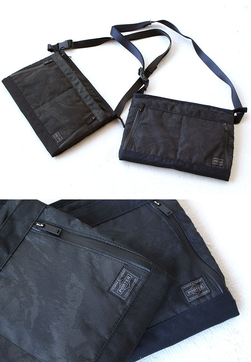 ポーター　ダークフォレスト　サコッシュ　ブラック　極美品　PORTER DARK FOREST（PORTER） ポーター ダークフォレスト サコッシュ