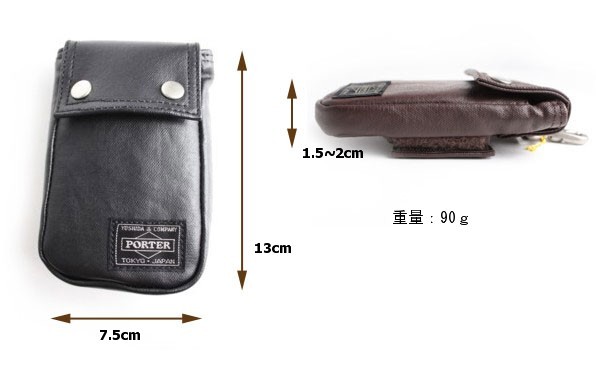 ポーター　ナイロンポーチ　マルチポーチセット nylon multi pouch / black（ナイロン マルチ ポーチ / ブラック