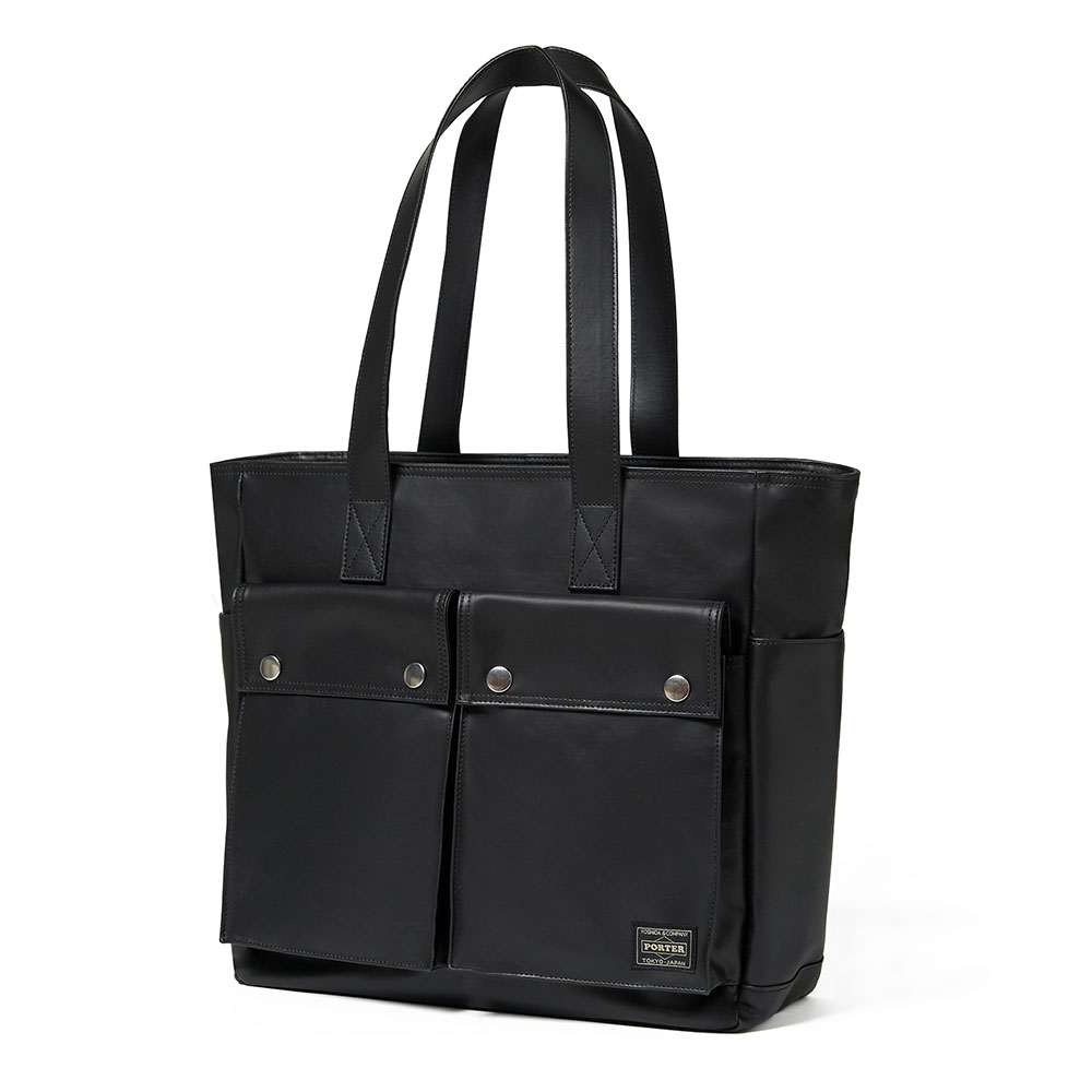 PORTER トートバッグ ブラック A4対応　ポーター　黒 PORTER ポーター ムース トートバッグ(M) 751-29871 トートバッグ A4