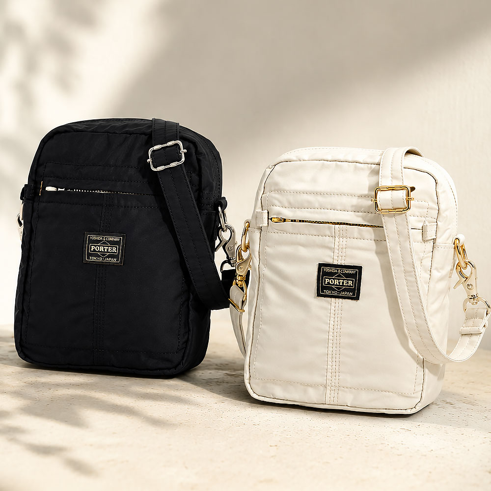 PORTER★人気のマイル★ナチュラルアイボリー★ショルダーバッグ良品★ PORTER ポーター マイル ショルダーバッグ 754-15116 吉田カバン MILE