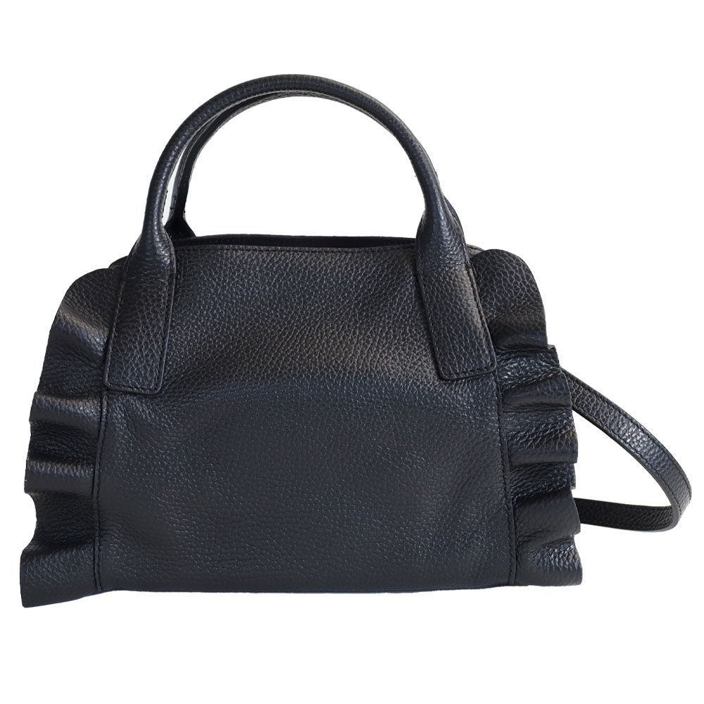 リパーニ  フリル2ＷＡＹハンドバッグ本革 牛革  イタリア 上品 きれいめ 大人可愛い RIPANI MEDINILLA 8602ojの画像