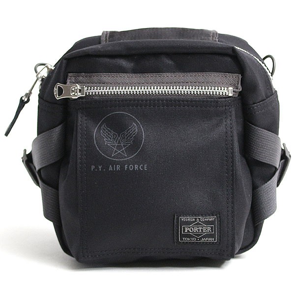 ポーター フライングエース ウエストバッグ ボディバッグ 黒 カーキ ナイロン PORTER FLYING ACE(ポーター フライングエース) KIDNEY BAG | 吉田