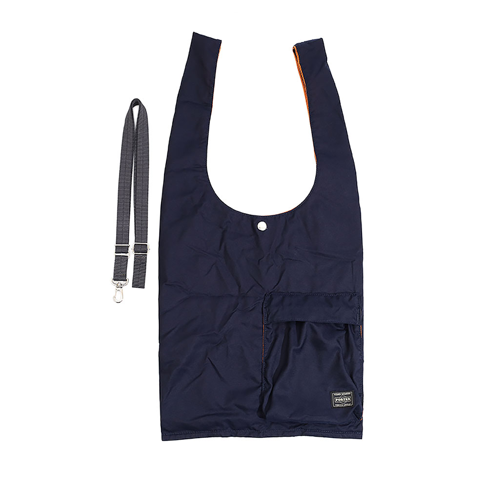 ★完売品★ タグ付き PORTER BAGGER GMS BAG エコバッグ 紺 PORTER ポーター バガー GMSバッグ 865-15215 吉田カバン BAGGER エコ
