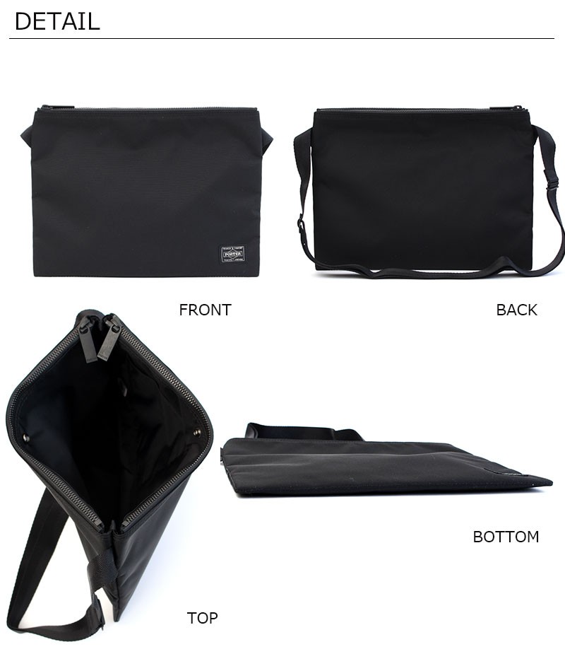 タ*ん様 ❤️PORTER 吉田カバンブラック ショルダーバッグ サコッシュ❤️ DARK FOREST(ダークフォレスト) SACOCHE | 吉田カバンホームページ