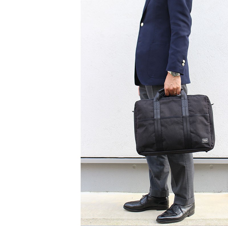 美品！ポーター ハイブリッド2WAYビジネスバッグ　吉田カバンPORTER PORTER ポーター ハイブリッド 2WAYブリーフケース 737-09204