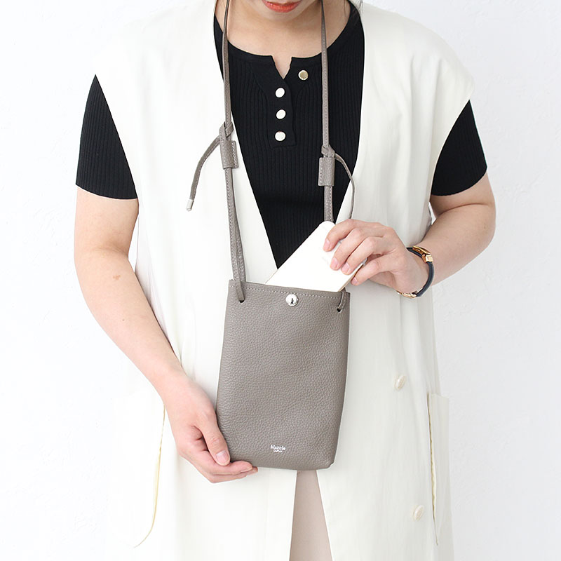 ブランクレ blancle マルチショルダーバッグ S.LEATHER SHOULDER