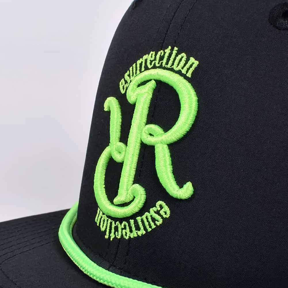 Resurrection レザレクション ネオンロゴキャップ 帽子 フラット