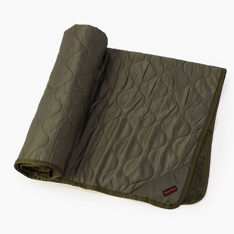 BRIEFING QUILTING Blanket ブランケット オリーブ BRIEFING ブリーフィング QUILTING BLANKET ブランケット