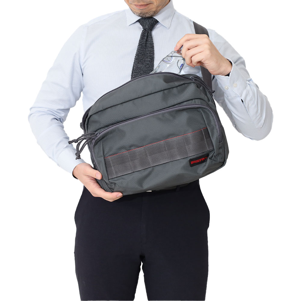 BRIEFING ショルダーバッグ BS BOX SHOULDER M AG bra241l41 ブリーフィング 