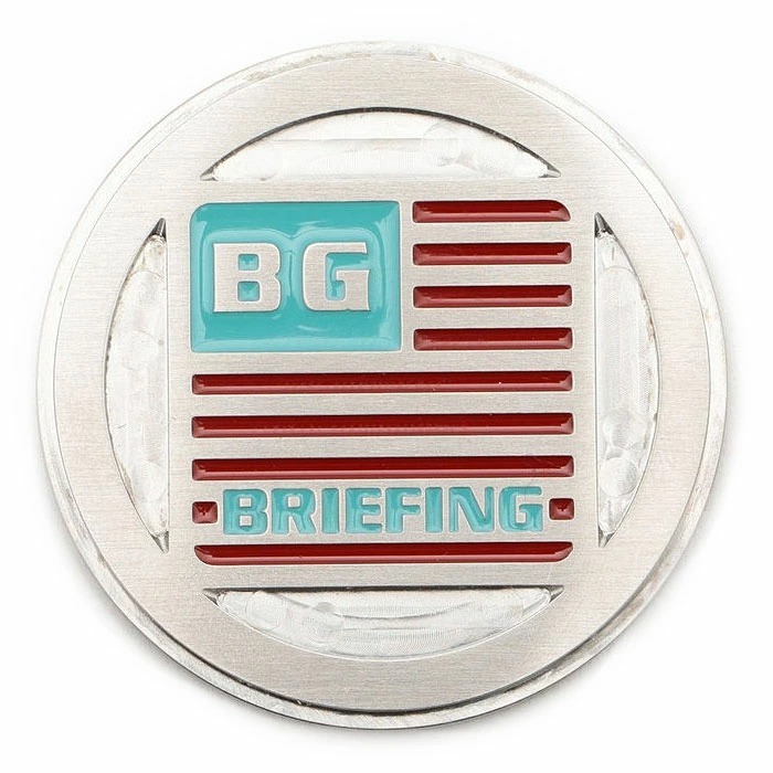 ブリーフィング ゴルフ SSS BG フラッグ サークルマーカー BRIEFING GOLF SSS BG FLAG CIRCLE MARKER  BRG211G18 ステンレス スティール アクア BRIEFING正規品