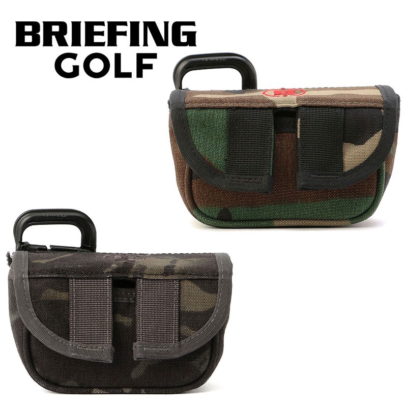 ブリーフィング ハーフマレット CS パターカバー ゴルフ センターシャフトモデル BRIEFING HALF MALLET CS PUTTER  COVER FIDLOCK BRG211G40 正規品 akz-ks lyp6