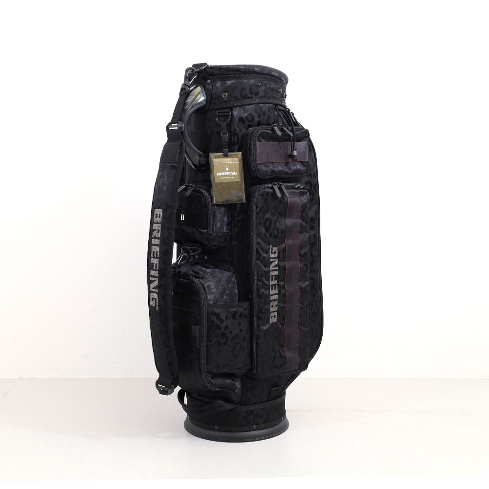 本日大幅値下げ！ADREAT ゴルフバッグ ブラック/シルバー AVIREX セール30%OFF アヴィレックスゴルフ キャディバッグ GOLF