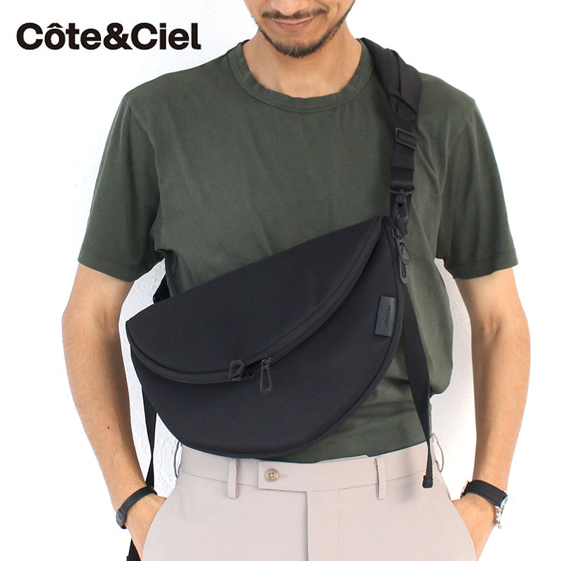 コートエシエル cote&ciel Hala S-Sleek Nylon-Black ショルダーバッグ