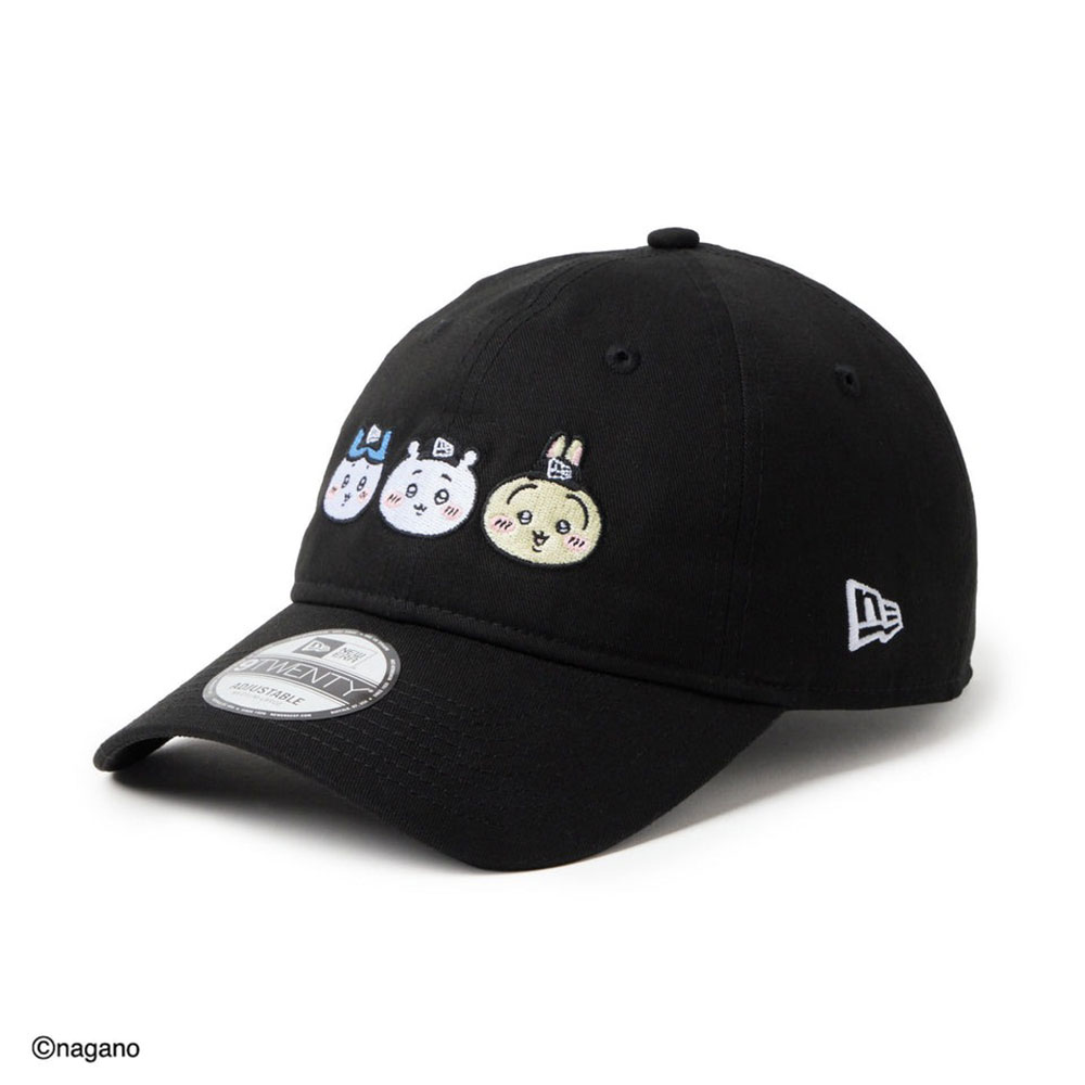 新品未使用タグ付き　ちいかわ NEWERA 9FIFTY ブラック キャップ NEW ERA（ニューエラ） 新品 正規品 ちいかわ コラボ Chiikawa 限定