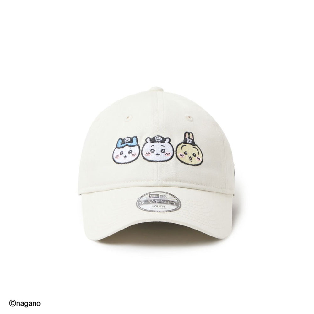 ちいかわ ニューエラ　ニット帽NEW ERA® 黒・グレー・ピンク、3色セット NEW ERA（ニューエラ） キッズサイズ ちいかわ コラボ キャップ Youth