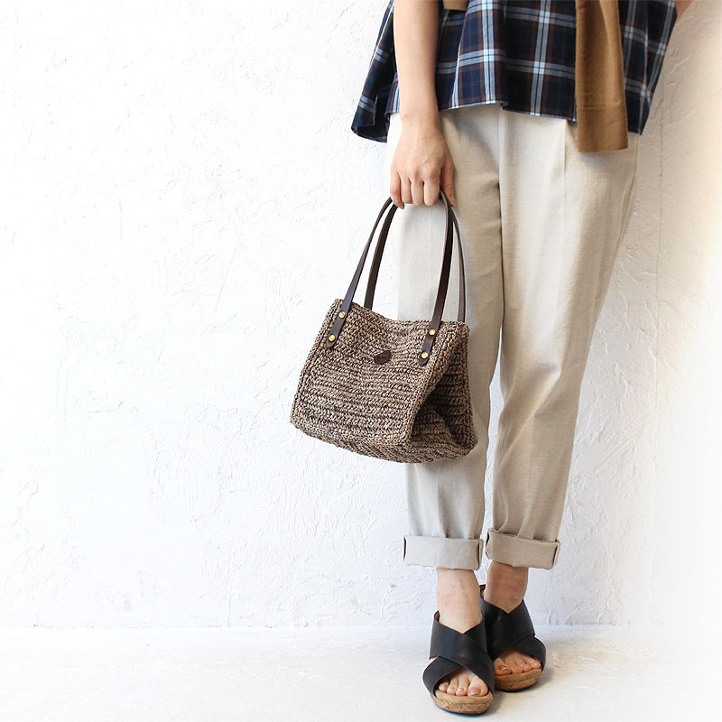 最大21 還元 クレドラン かごバッグ Cledran Hand Works Raffia Mini Basket ハンドアンドワークス バスケット カゴ Cl 3079 東西南北屋 通販 Paypayモール