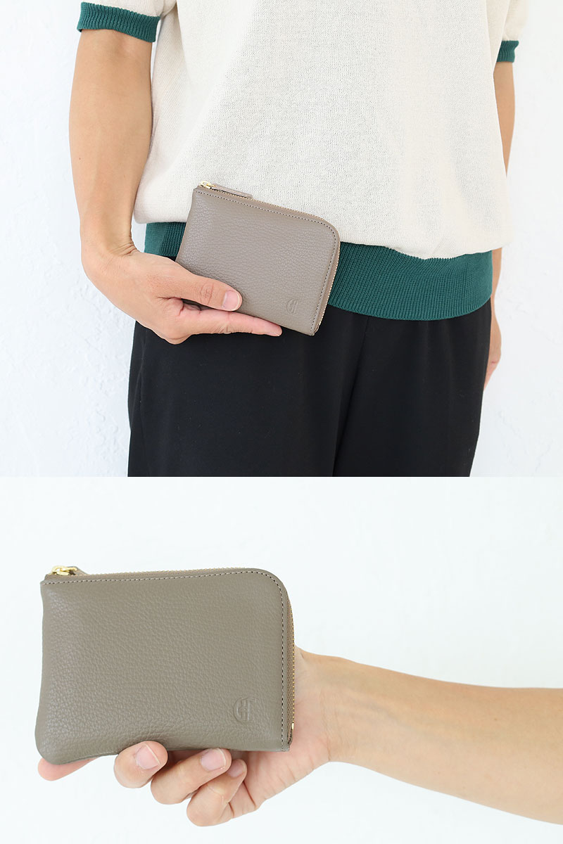 美品　CLEDRAN クレドラン　L字ファスナー財布　ミニ財布　SOU 日本製 arista_cl3474