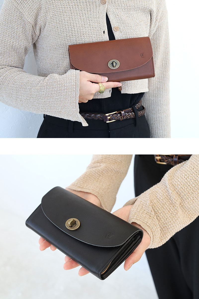 CLEDRAN 長財布 L字ファスナー (クレドラン) REBO(レボ) NOTCH