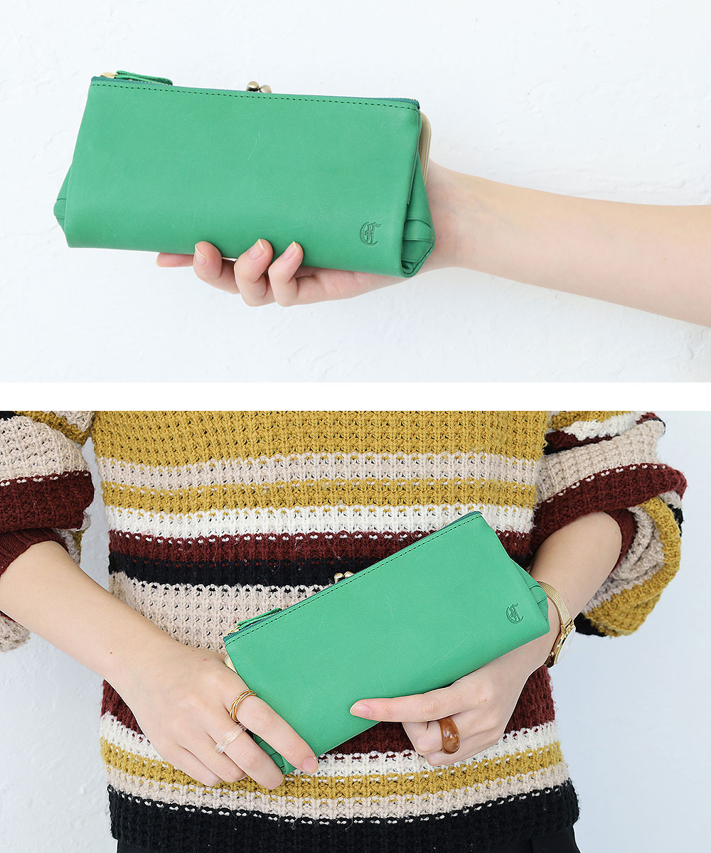 クレドラン がま口 長財布 ロングウォレット CLEDRAN（クレドラン） CLEDRAN VIF DROP PURSE LONG WALLET がま口長