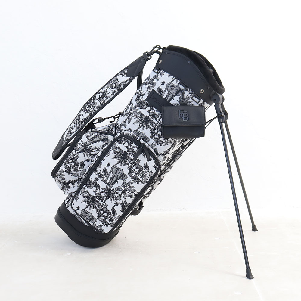 新品同様 フォーリアブリランテ キャディバッグ FBCO-CAD1 サファリ FBCO-CAD1 FBCキャディバッグ ※シューズケース付 | Foglia Brillante