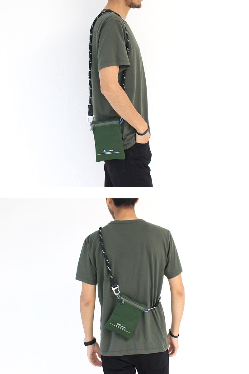 エフシーイー マップポシェット スマホバッグ ミニバッグ ショルダーバッグ 撥水キャンバス F/CE. FCE W.R CANVAS MAP  POCHETTE FCA34233B0001 正規品