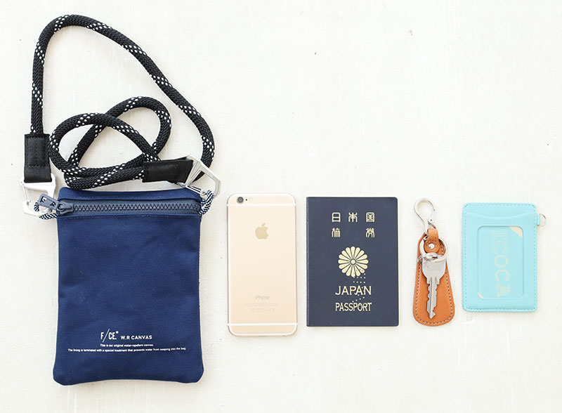 エフシーイー マップポシェット スマホバッグ ミニバッグ ショルダーバッグ 撥水キャンバス F/CE. FCE W.R CANVAS MAP  POCHETTE FCA34233B0001 正規品