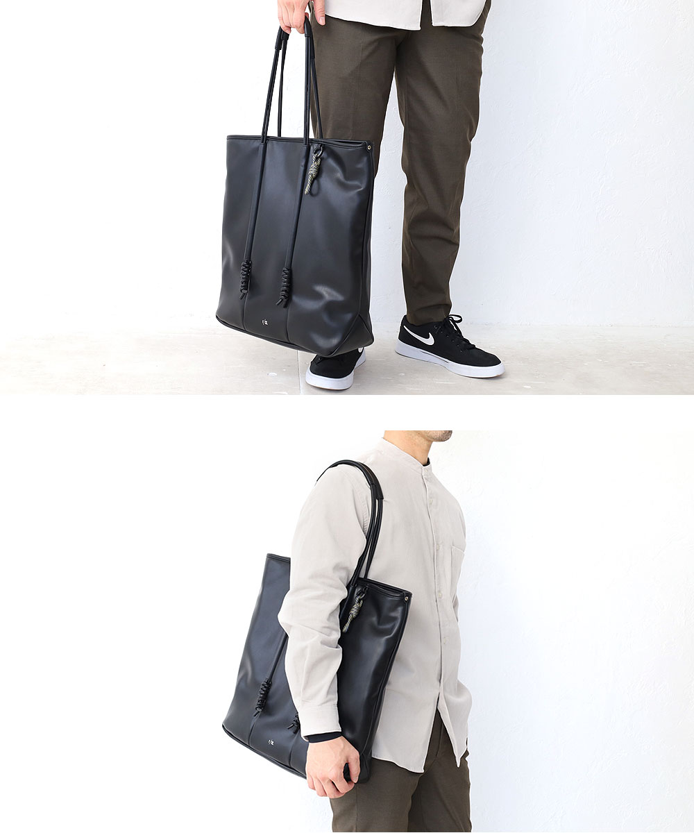 エフシーイー トートバッグ テック レザーエコテックレザー A4 B4 F/CE. TECH LEATHER TOTE FLE31241B0001  FCE 正規品