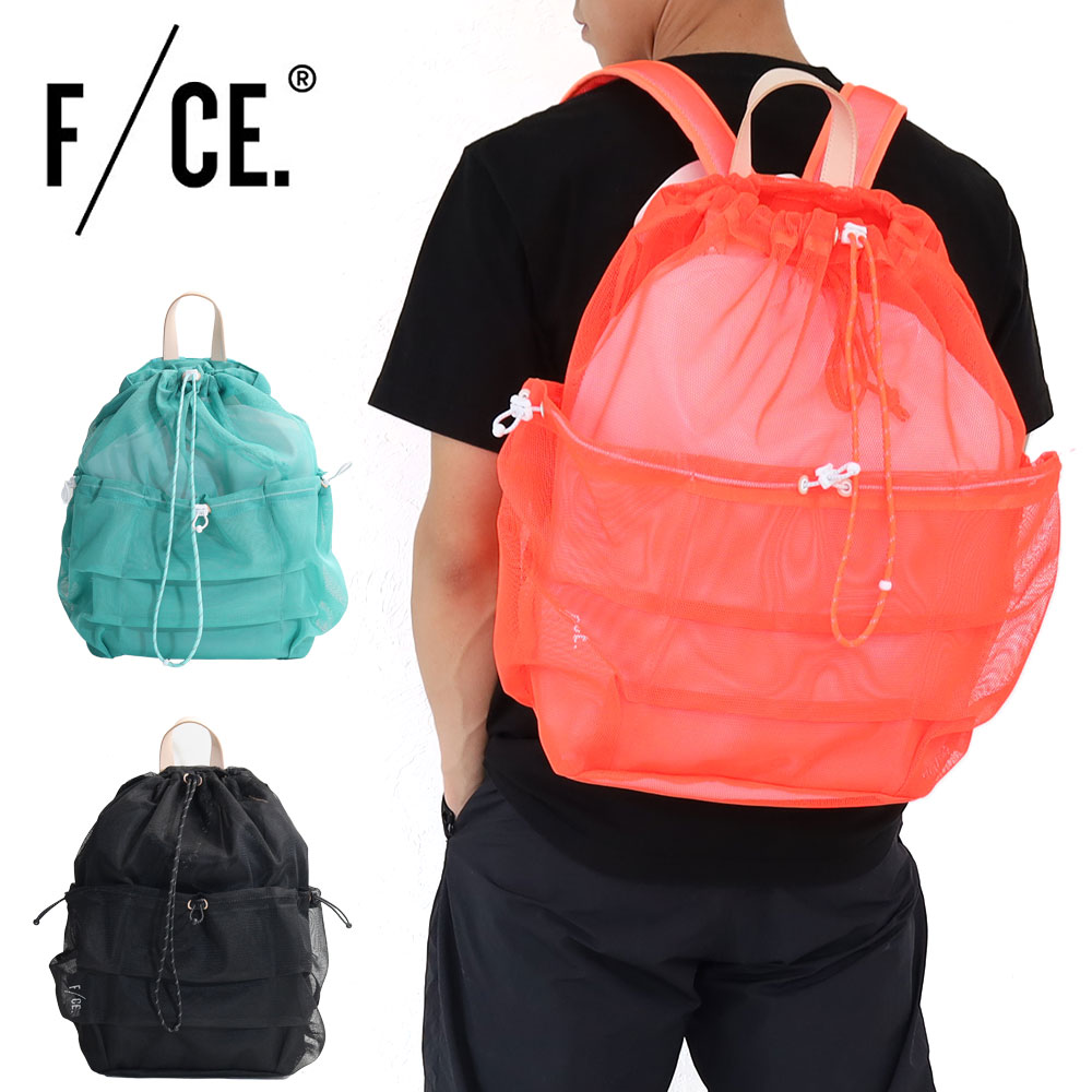F/CE. エフシーイー メッシュ ナップサック リュックサック