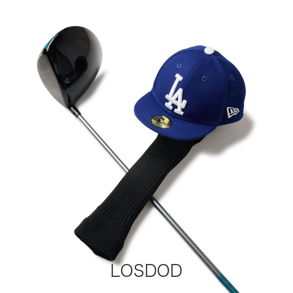 NEWERAニューエラ ゴルフキャディバッグ 同柄ドライバーヘッドカバー付 NEW ERA（ニューエラ） GOLF ゴルフ HEAD COVER ヘッドカバー