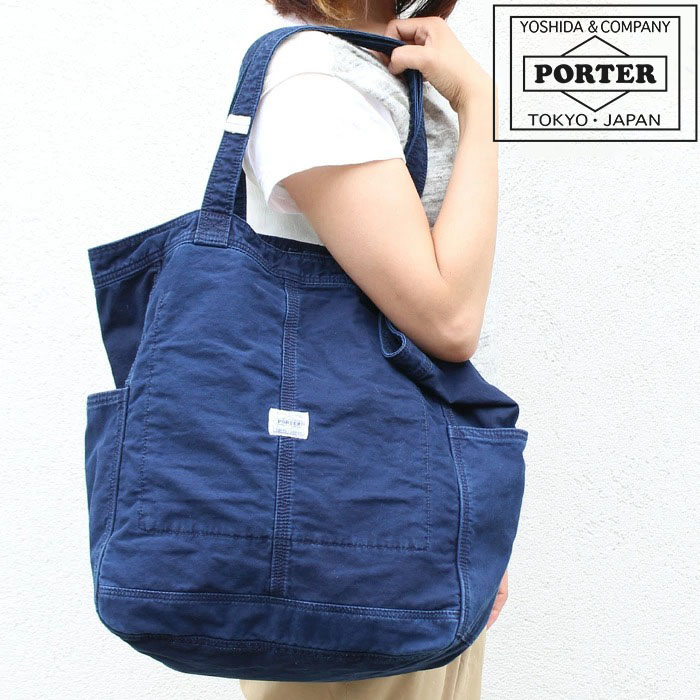 ポーター PORTER ポーター ディープブルー トートバッグ 630ー