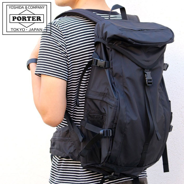 ✨美品✨PORTER ポーター リュック バックパック 黒 ブラック