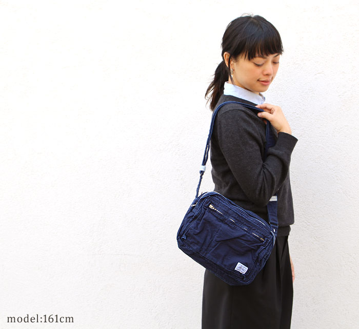 PORTER 吉田カバン フルレザー ボストンバッグ PORTER ポーター ディープブルー ショルダーバッグ 630-06444 吉田