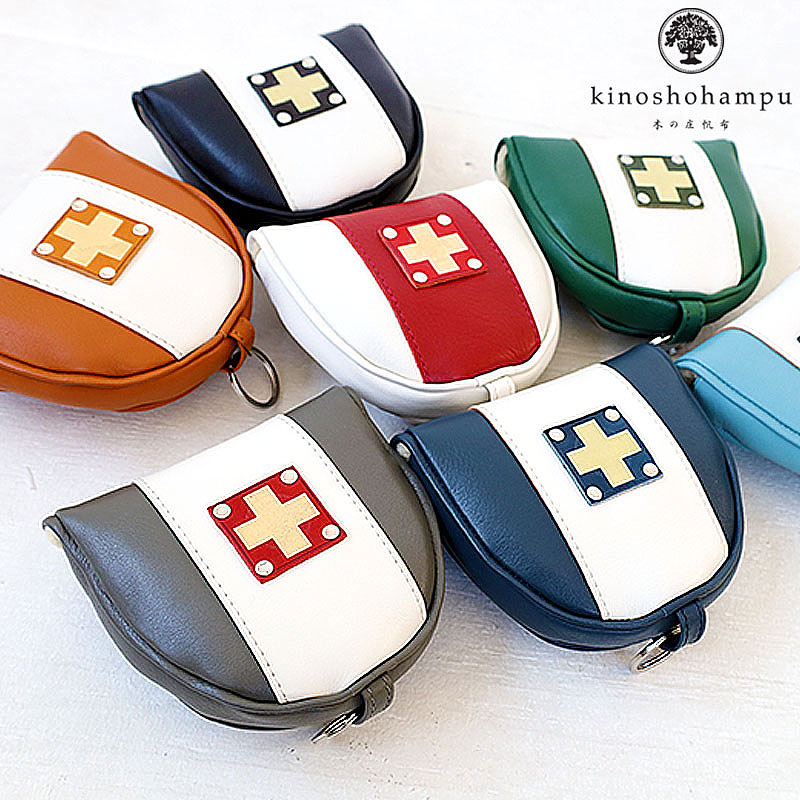 【未使用品】パターカバー 本革 木の庄帆布 オールレザー マレット型対応 木の庄帆布 kinoshoTRANSIT 本革 ZIP MALLET COVER マレット
