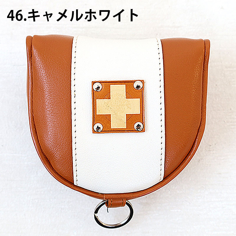 【未使用品】パターカバー 本革 木の庄帆布 オールレザー マレット型対応 木の庄帆布 kinoshoTRANSIT 本革 ZIP MALLET COVER マレット