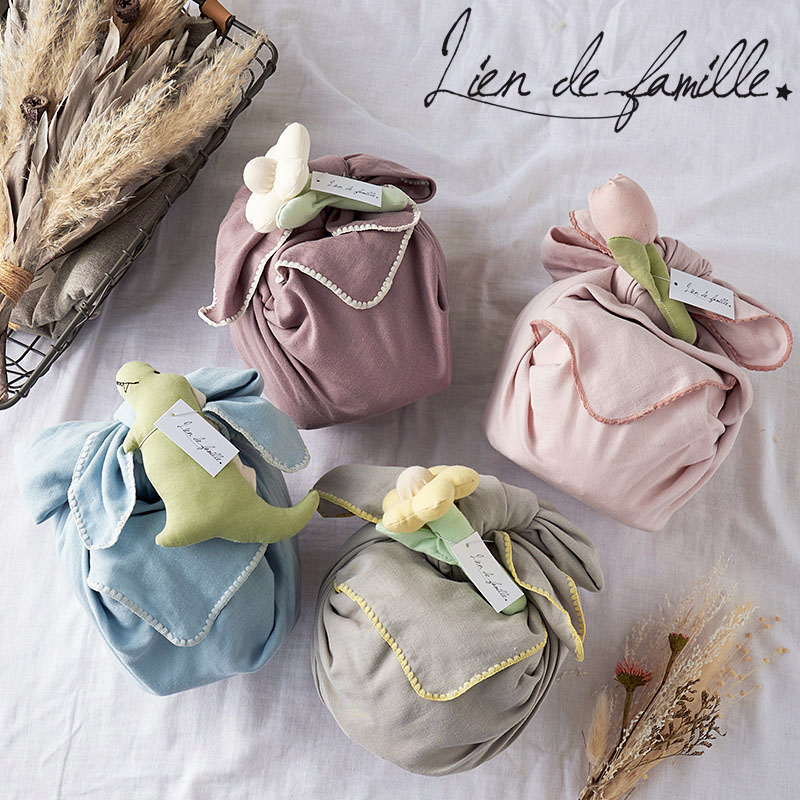 lien de famille おむつケーキ おくるみ オーガニック ラトル