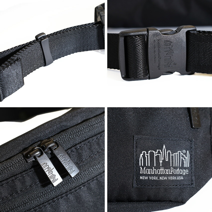 マンハッタン ポーテージ ブラックレーベル ウエストバッグ mp1110-305pbl