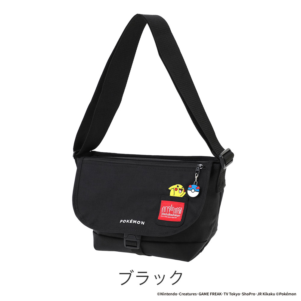 ポケモン メッセンジャーバッグ ブラック Manhattan Portage（マンハッタンポーテージ） ポケットモンスター