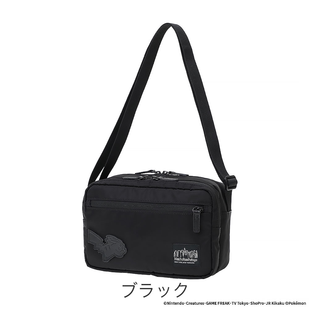 Manhattan Portage(マンハッタンポーテージ) ショルダーバッグ - 黒×アイボリー Manhattan Portage（マンハッタンポーテージ） 日本正規品 ショルダー