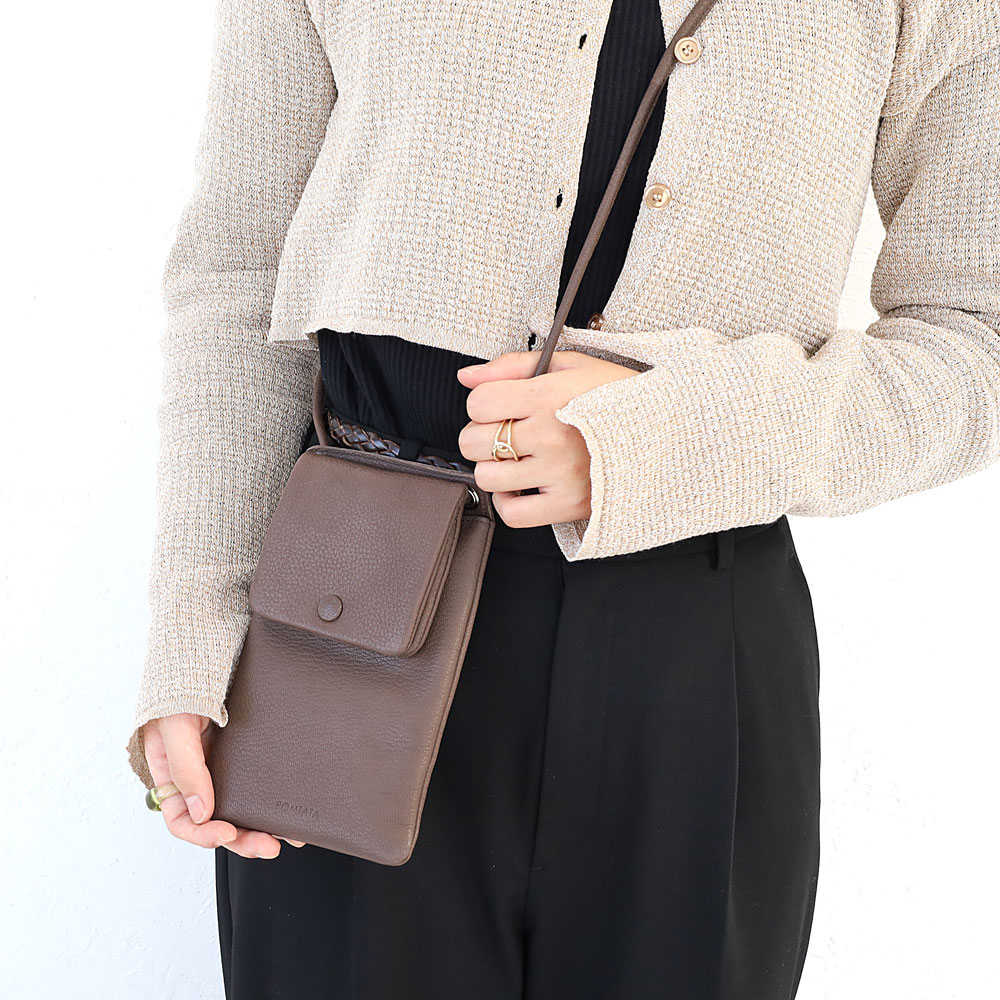 POMTATA ポンタタ スマホポーチ MEL wallet shoulder ウォレット