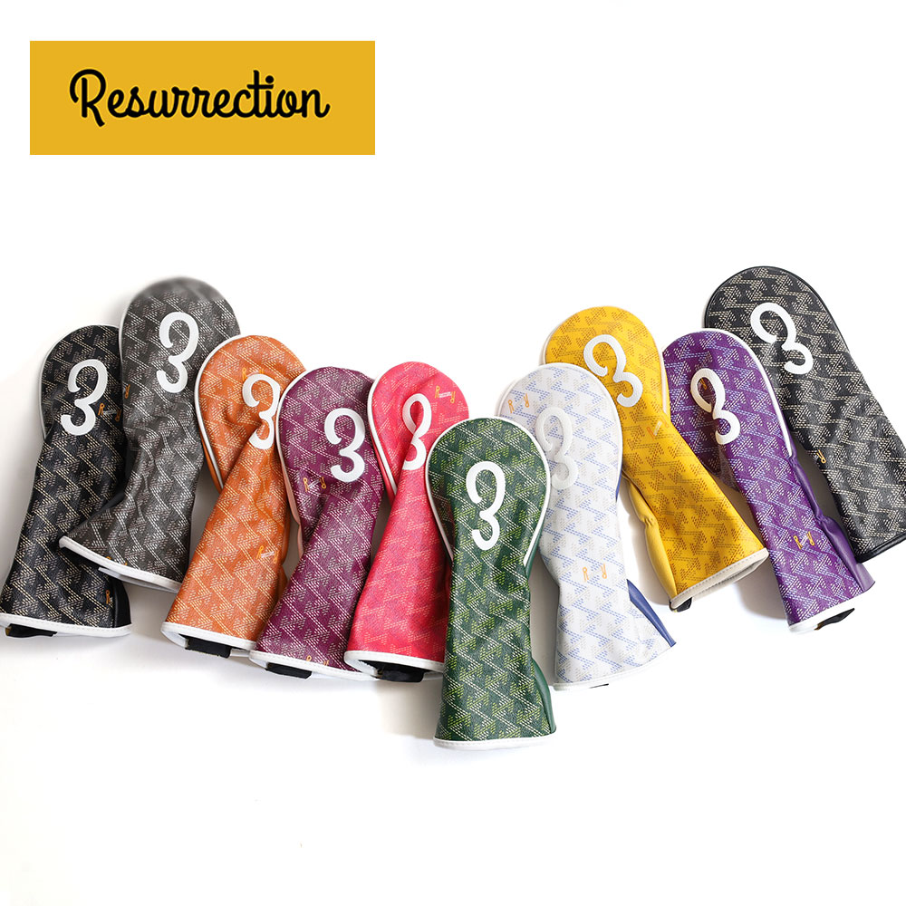 RESURRECTION レザレクション  ヘッドカバー  ブラック系 FW [240101440281] ゴルフウェア ストスト RESURRECTION レザレクション ヘッドカバー ブラック系 FW