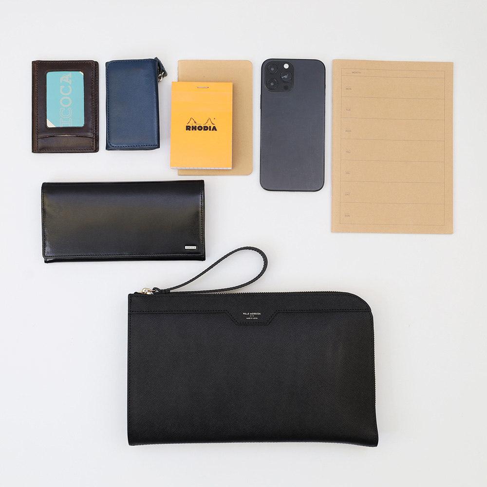 PELLE MORBIDA ペッレモルビダ キャピターノ セカンドバッグ クラッチバッグ pmo-ca011 メンズ オールシーズン フォーマル 上質 バッグ ポーチ メンズバッグ 型押しレザー PELLE MORBIDA（ペッレ モルビダ） キャピターノ セカンドバッグ